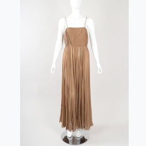 Vintage NEIMAN MARCUS Pleated Chiffon Dress Sz4